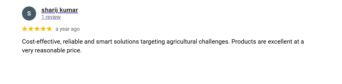 TechnoFarm Testimonial 2
